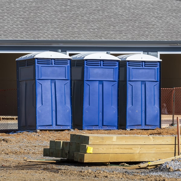 how do you ensure the portable toilets are secure and safe from vandalism during an event in Afton